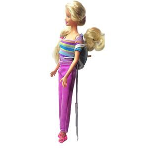 1990s Barbie Mother &  Tyco Quint Baby #5 on Momma's Back Carrier Set